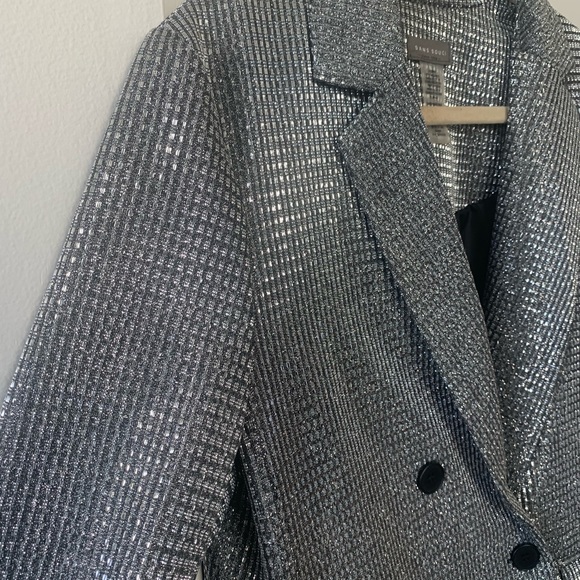 Shiny Silver Blazer - Picture 5 of 14